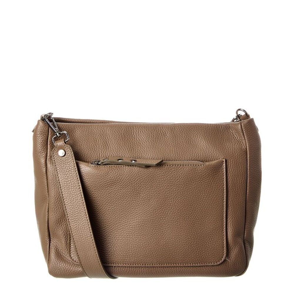Italian Leather Tote, Brown